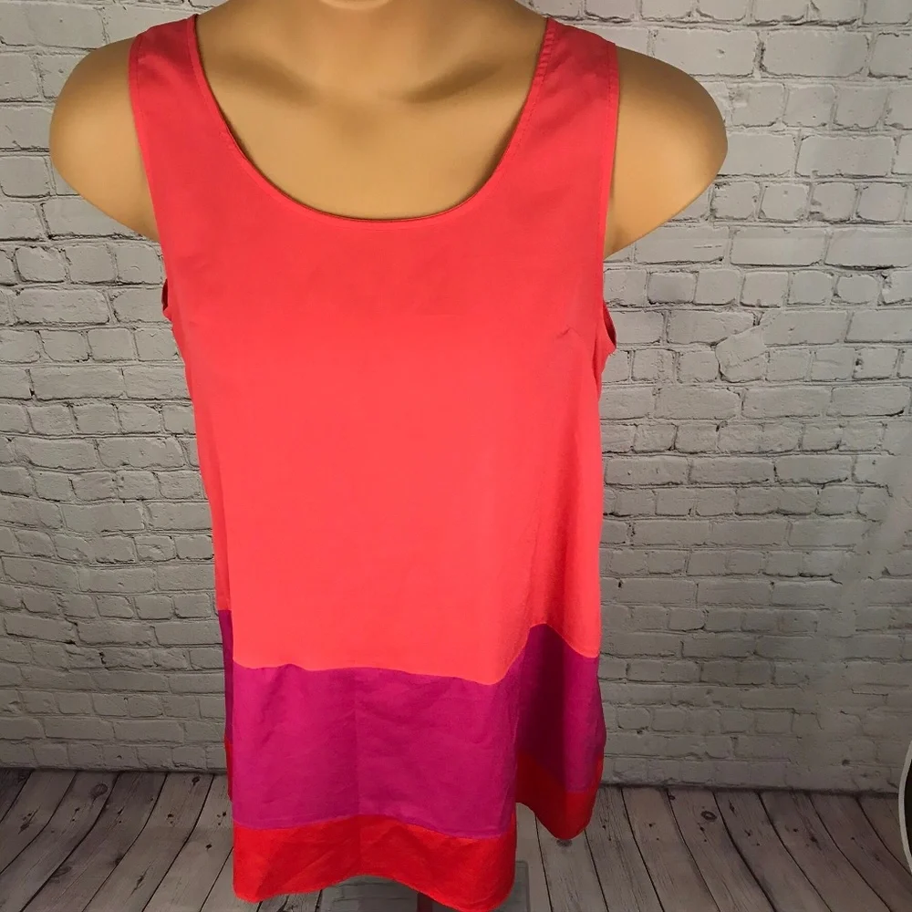 My Story Color Block Sleeveless Dress Medium Size